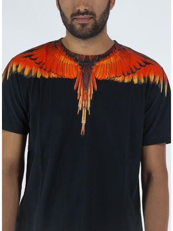 T-SHIRT ICON WINGS REGULAR, 1026 BLACK CORAL R., small