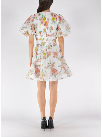 ABITO PLEATED, CORF CORAL FLORAL, small