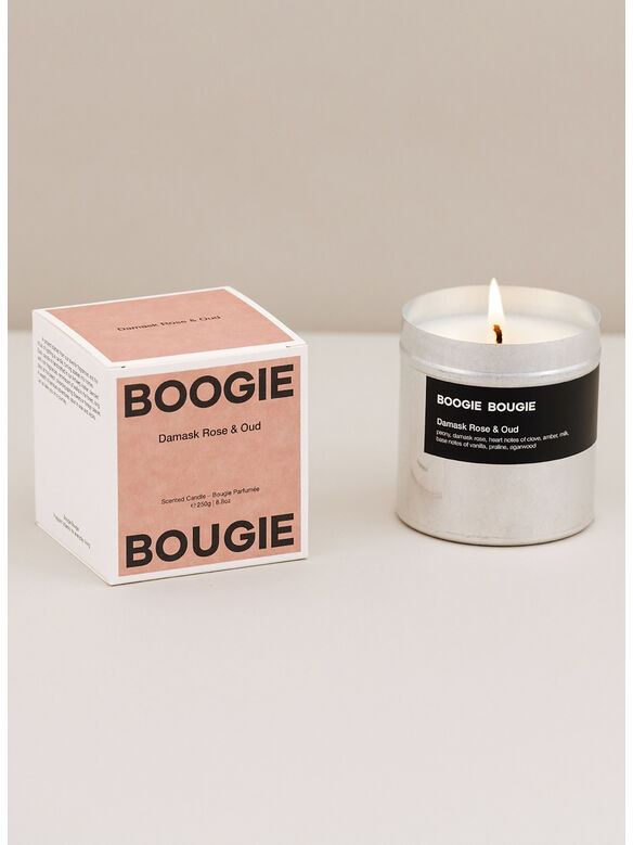 CANDELA PROFUMATA DAMASK ROSE & OUD, Damask Rose & Oud, medium