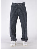 1XX BLACK/WHITE STONE WASHED