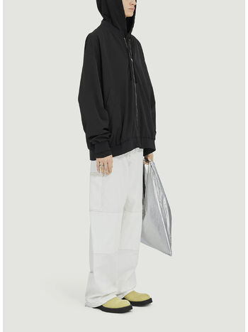 GIACCA BOMBER IN TWILL DI COTONE, 900, small