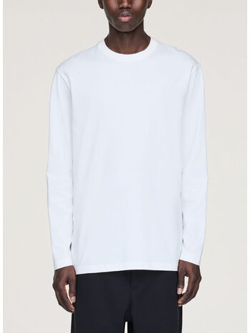 T-SHIRT Y-3 LONGSLEEVE GRAPHIC PRINT, CWHITE, small