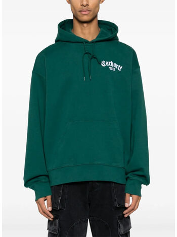FELPA HOODIE ONYX SCRIPT, 22VXX CHERVIL/WHITE, small