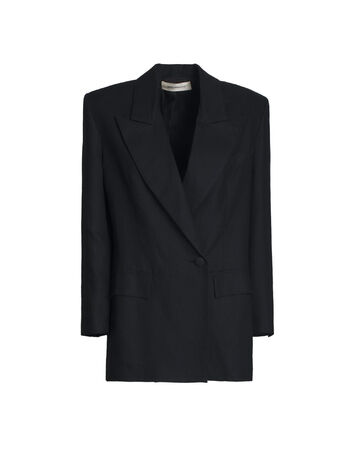 GIACCA THE BLAZER LINUME, BLACK, small