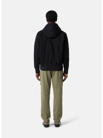 FELPA ORGANIC PANAMA COTTON OLD EFFECT, V0129 BLACK, small