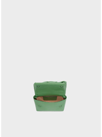 BORSA IN PELLE TWISTER MIDI, 497 BRIGHT GREEN, small