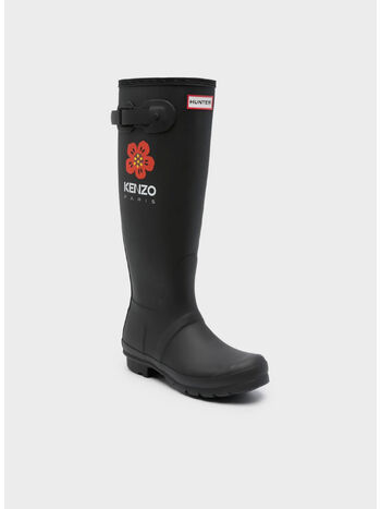 STIVALE RUBBER BOKE FLOWER, 99 BLACK, small