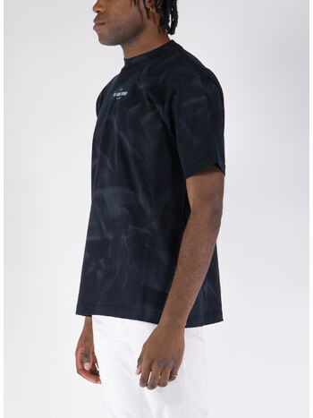 T-SHIRT SMOKE, P411 BLACK + SMOKE EFFECT, small