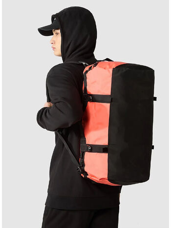 BORSA DUFFEL BASE CAMP - S, ZV11 RETRO ORANGE - TNF BLACK, small