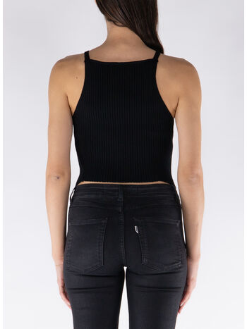 TOP RIB KNIT POINTY, 9999 BLACK, small