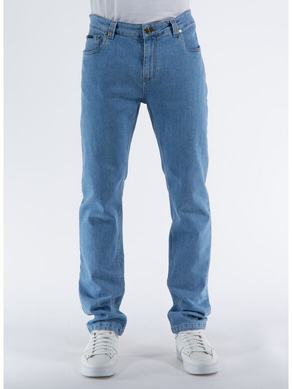 JEANS LOGO, 201 BLU, medium