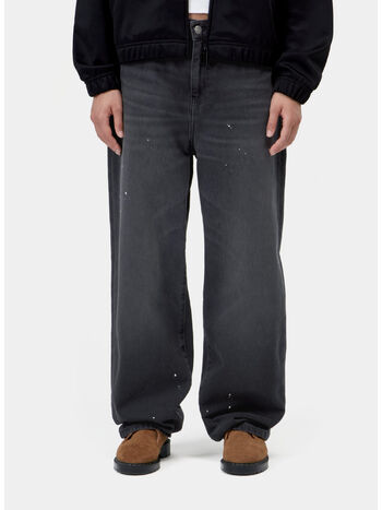 PANTALONE ARIN, 89EJ Black, destroy wash, splatter, small