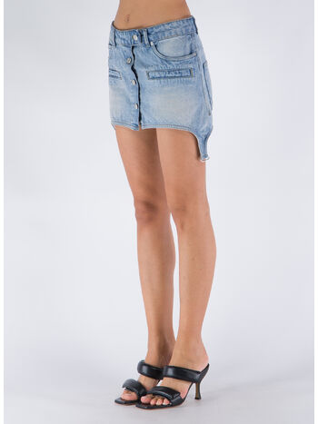 GONNA DIRTY BLUE DENIM STRAP MINI, 7011 LIGHT BLUE WASH, small