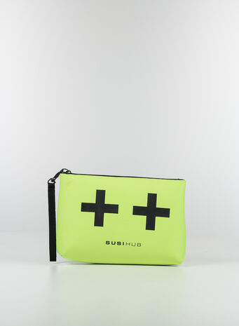 POCHETTE I'M THE HUB, NEONYELLOW, small