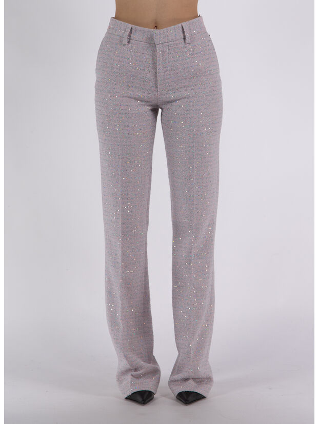 PANTALONE SVASATO CON PAILLETTES, , large