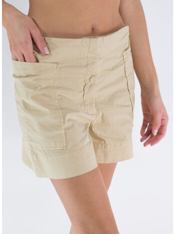 SHORTS WASHED COTTON CANVAS, 531 PALE KHAKI, small