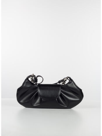 BORSA MIMESI APPLE SNAKE, BLACK, small