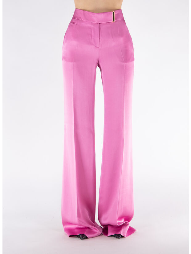 PANTALONE FLUID DOUBLE FACE SATIN, DP152 ROSEBLOOM, large