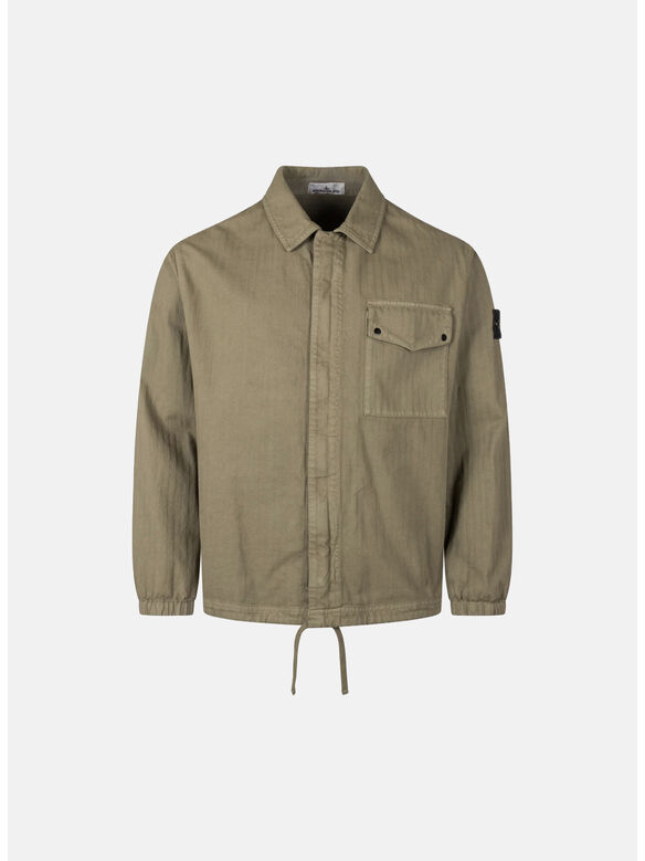 CAMICIA A MANICA LUNGA, V005G MILITARY GREEN, medium
