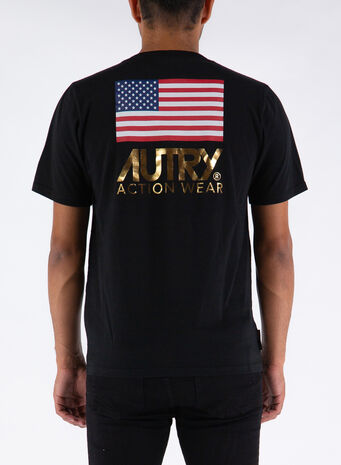 T-SHIRT GOLDCLUB FLAG, A522BLACK, small