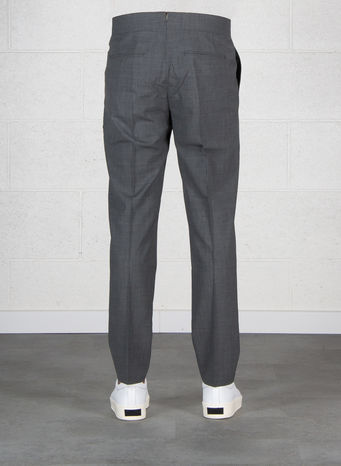 PANTALONE DOPPIA PENCE, 0300GRIGIO, small