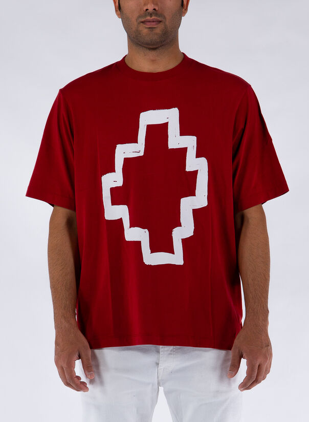 T-SHIRT TEMPERA CROSS OVER, 2701BRICKRED, large