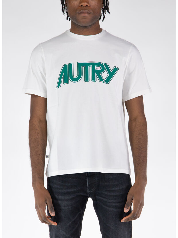 T-SHIRT GIROCOLLO, 504W WHITE, large