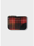 PORTAFOGLIO LENTICULAR TARTAN UNISEX, RED/YELLOW, thumb