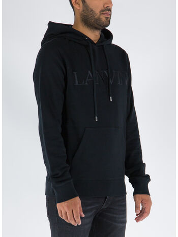 FELPA HOODIE, 10 BLACK, small