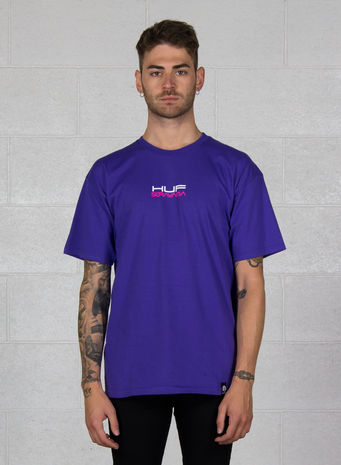 T-SHIRT HUF X SORAYAMA RIDE TEE, 500PURPLE, small
