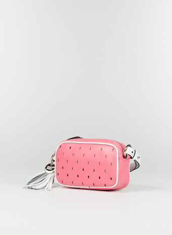 BORSA A SPALLA MINI, D19FANCYPINKBIANCO, small