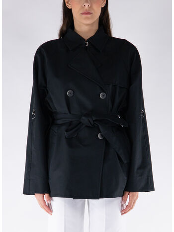 TRENCH CORTO CON GANCI, , small