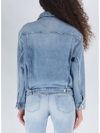 GIACCA CRYSTALLIZED DENIM, , small