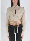 CAMICIA THE DAFNE LINUM, SAND, thumb