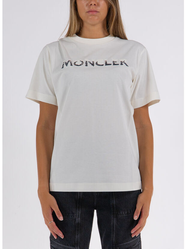 T-SHIRT GIROCOLLO CON LOGO, 034, large