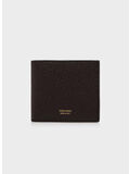 PORTAFOGLIO SOFT GRAIN LEATHER 2TONE TLINE, 3BJ02 CHOCOLATE, thumb