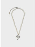 COLLANA PEARLS PALM, 0372 OFF WHITE SILVER, thumb