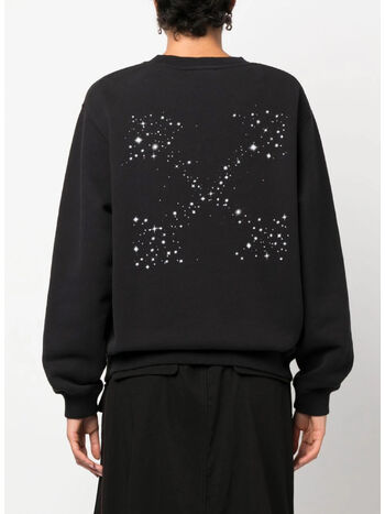 FELPA BLING STARS ARROW, 1001 BLACK WHITE, small
