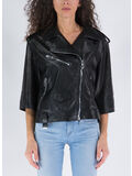 GIUBBOTTO BOXY PERFECTO BIKER, 800 BLACK, thumb