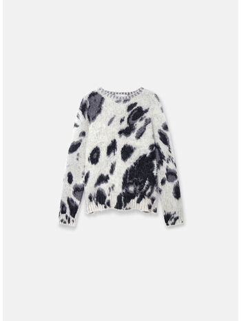 PULLOVER BRUSHED HORSE JACQUARD JUMPER, , small
