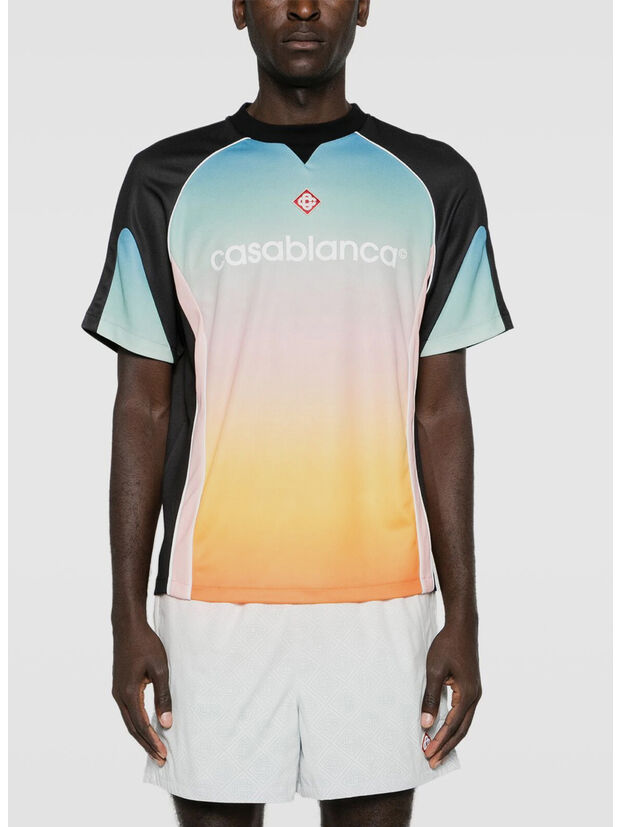 T-SHIRT MENS FOOTBALL, GRADIENT, large