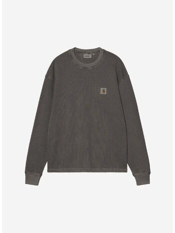 T-SHIRT VISTA WAFFLE, 89GD Black, garment dyed, small