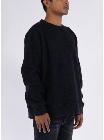 PULLOVER CN LS, 001 BLACK, small