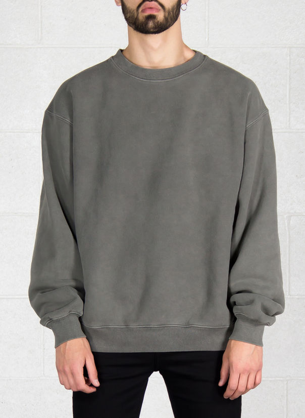 FELPA CREWNECK, GRAVEL, large