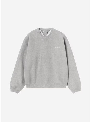 FELPA EBBERT, 00DXX Grey Heather / White, small