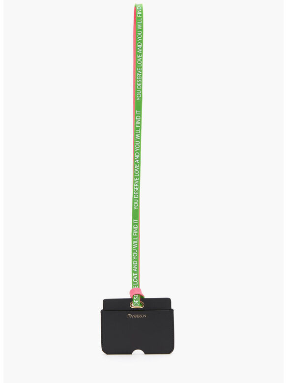 PORTACARTE IN PELLE E SILICONE, 900 BLACK/MULTI, medium