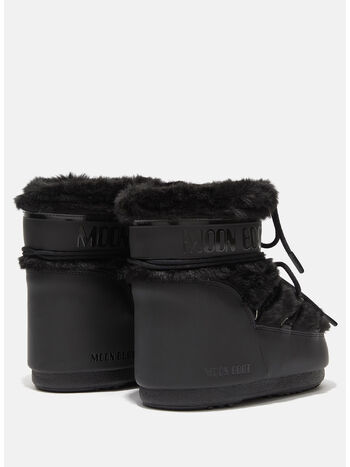 STIVALE ICON LOW FAUX FUR, BLACK, small