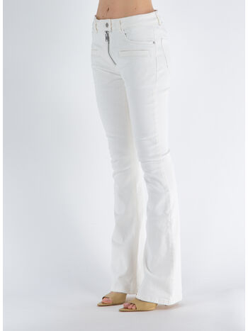 JEANS ZIPPER WHITE DENIM, 0001 HERITAGE WHITE, small