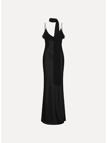 ABITO V-NECK, 100 BLACK, small