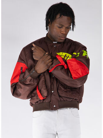GIUBBOTTO BOMBER OVERSIZE, , small